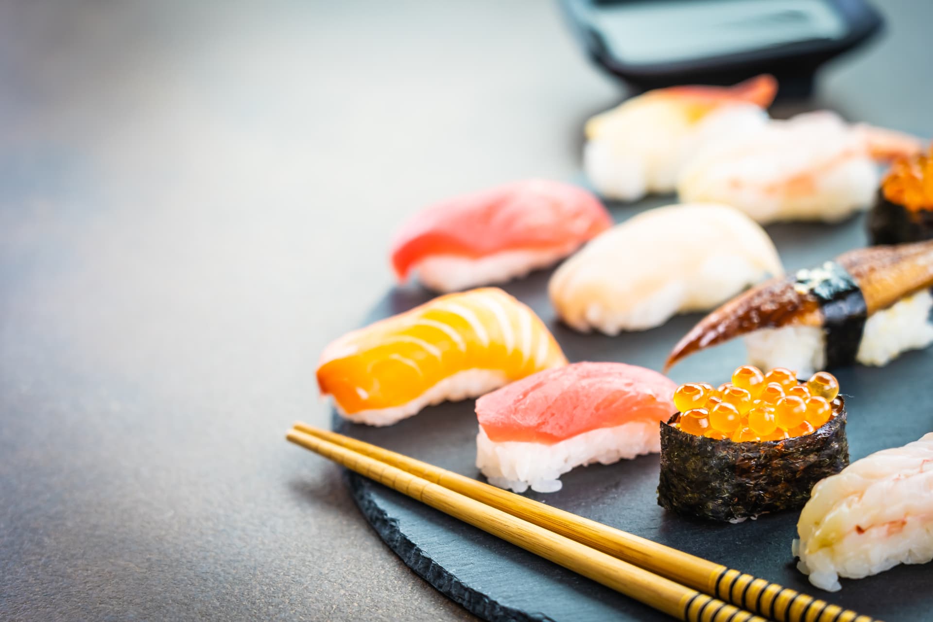 Sushi prepared at ALBA